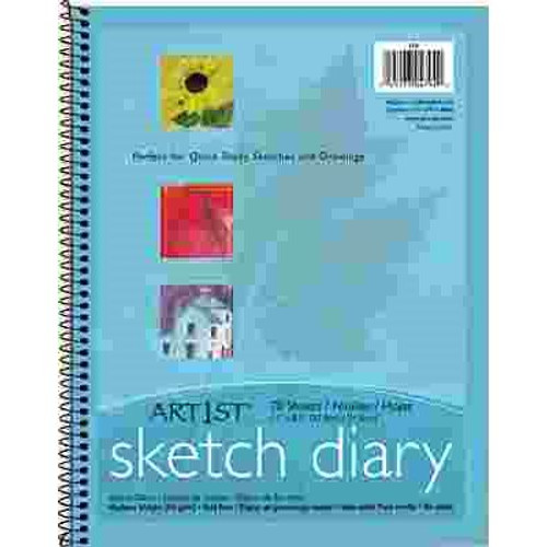 PACON CORPORATION ART 1ST SKETCH DIARY, 11 X 8 1/2, 60 LB, 70 SHEETS, WHITE