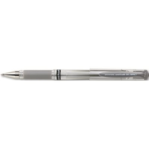 Sanford UNIBALL ROLLER BALL CAPPED GEL PEN, SILVER METALLIC INK, MEDIUM
