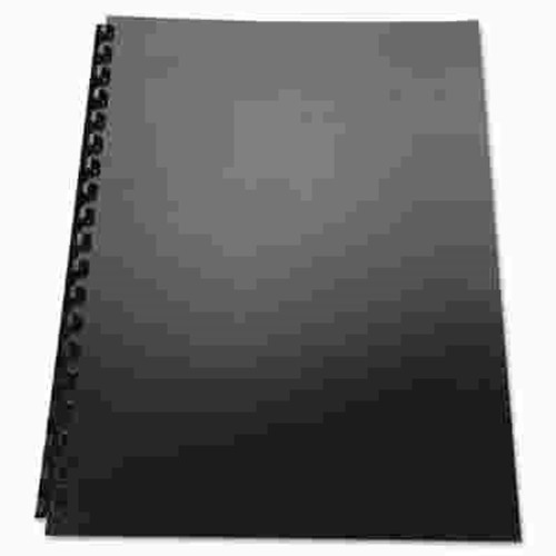 GBC-COMMERCIAL & CONSUMER GRP 100% RECYCLED POLY BINDING COVER, 11 X 8-1/2, BLACK, 25/PACK