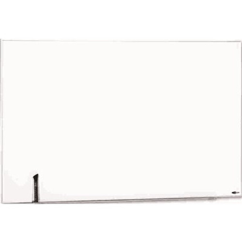 Quartet 48 in. x 31 in. White Aluminum Frame Magnetic Dry Erase Board Painted Steel