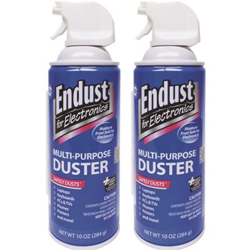 Endust 10 oz. Compressed Air Duster For Electronics 2 per Pack