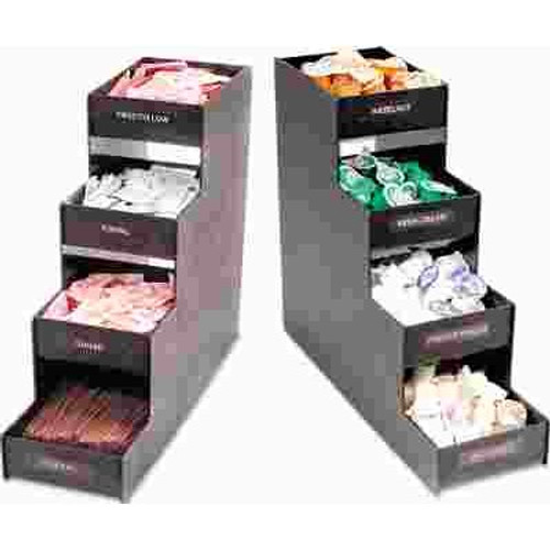 Vertiflex NARROW CONDIMENT ORGANIZER, 6W X 19D X 15-7/8H, BLACK