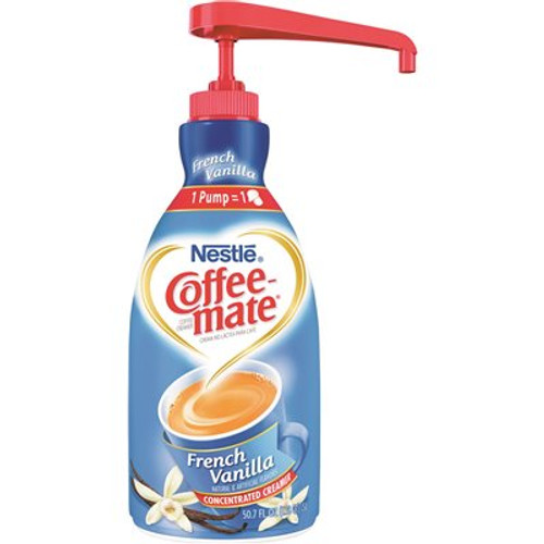 Nestle Coffee-Mate 1.5 l French Vanilla Coffee Creamer in Liquid Pump Bottle Nestle Coffee-Mate 1.5 l French Vanilla Coffee Creamer in Liquid Pump Bottle