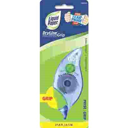 Paper Mate 1/5 in. x 335 in. Non-Refillable Dryline Grip Correction Tape