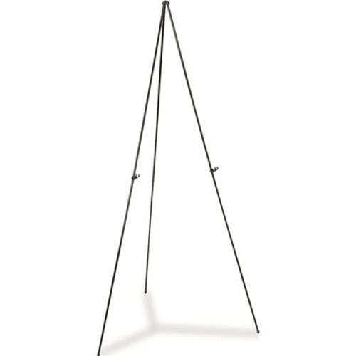 Quartet 62-3/8 in. Maximum H. Black Steel Full Size Instant Easel