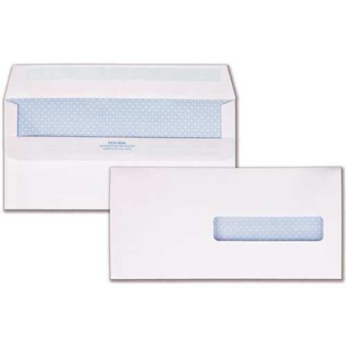 Quality Park #10 Health Care Claim Form Redi-Seal Security Window Envelope, White (500/Box)