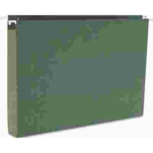 SMEAD MFG. ONE INCH CAPACITY BOX BOTTOM HANGING FILE FOLDERS, LEGAL, GREEN, 25/BOX