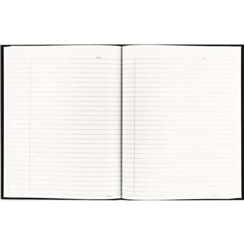 REDIFORM OFFICE PRODUCTS BUSINESS NOTEBOOK W/BLACK COVER, COLLEGE RULE, 9-1/4 X 7-1/4, 96 SHEETS/PAD