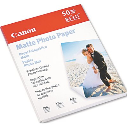 Canon USA, Inc. CANON PHOTO PAPER PLUS, MATTE, 8-1/2 X 11, 50 SHEETS/PACK