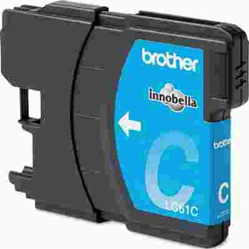 Brother Intl. Corp. BROTHER LC61C (LC-61C) INK, 500 PAGE-YIELD, CYAN