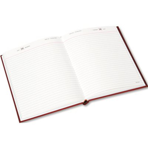 At-A-Glance AT-A-GLANCE STANDARD DIARY BRAND HARDBOUND BUSINESS DIARY, RED, 7 1/2 X 9 7/16