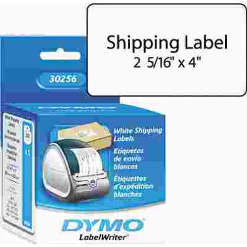 Dymo SHIPPING LABELS, 2-5/16 X 4, WHITE, 300/BOX