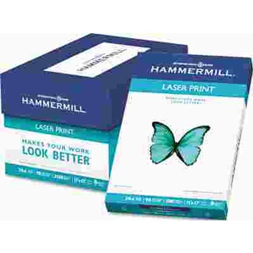 HAMMERMILL/HP EVERYDAY PAPERS LASER PRINT OFFICE PAPER, 98 BRIGHTNESS, 24LB, 11 X 17, WHITE, 500 SHEETS/REAM
