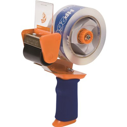 Duck BLADESAFE ANTIMICROBIAL TAPE GUN WITH TAPE AND 3-INCH CORE, METAL / PLASTIC, ORANGE