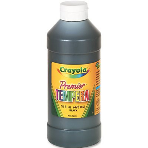 Crayola CRAYOLA PREMIER TEMPERA PAINT, BLACK, 16 OZ