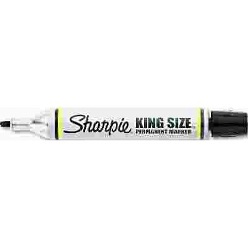 Sharpie King Size Permanent Marker, Black (12-Pack)