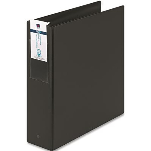 Avery Dennison AVERY ECONOMY ROUND RING REFERENCE BINDER, 3" CAPACITY, BLACK Avery Dennison AVERY ECONOMY ROUND RING REFERENCE BINDER, 3" CAPACITY, BLACK