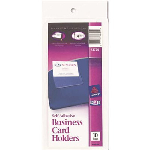 Avery Self-Adhesive Business Card Holders