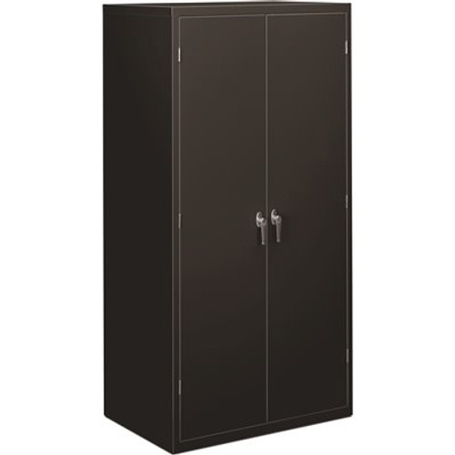 HON 18.25 in. D x 36 in. W x 71.25 in. H, Black, Assembled Storage Cabinet