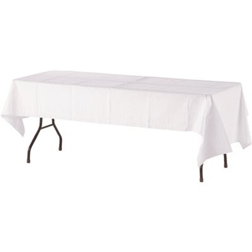 Tatco 108 in. x 54 in. Embossed Paper Table Covers (20-Carton) Tatco 108 in. x 54 in. Embossed Paper Table Covers (20-Carton)
