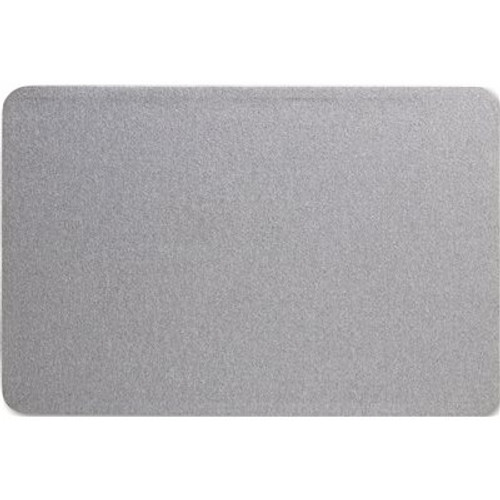 Quartet 24 in. x 36 in. Bulletin Board with Fabric Surface and Gray (1-Each)