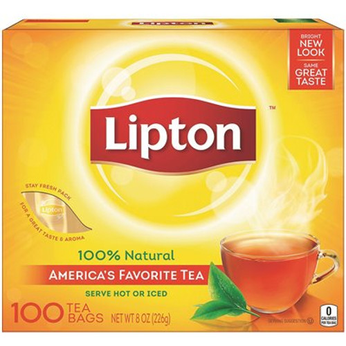 Lipton Black Regular Tea bags (100 per Box)