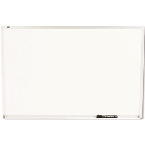 Quartet 36 in. x 24 in. Standard Dry-Erase Board, Melamine, White, Aluminum Frame