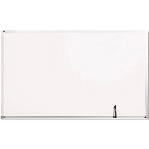 Quartet 60 in. x 36 in. Standard Dry-Erase Board, Melamine, White, Aluminum Frame
