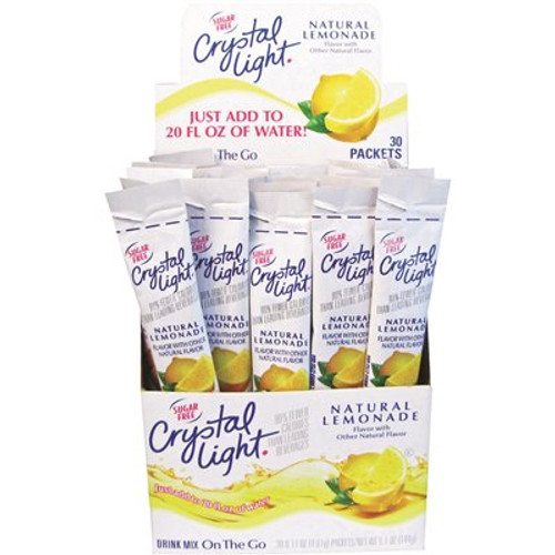 Crystal Light Lemonade 8 oz. Flavored Drink Mix (30-Packets Per Box) Crystal Light Lemonade 8 oz. Flavored Drink Mix (30-Packets Per Box)