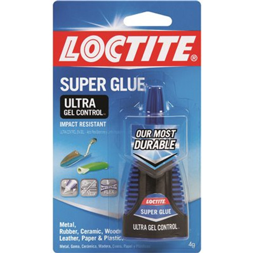 Loctite 4 g Ultra Gel Control Super Glue Bottle Loctite 4 g Ultra Gel Control Super Glue Bottle