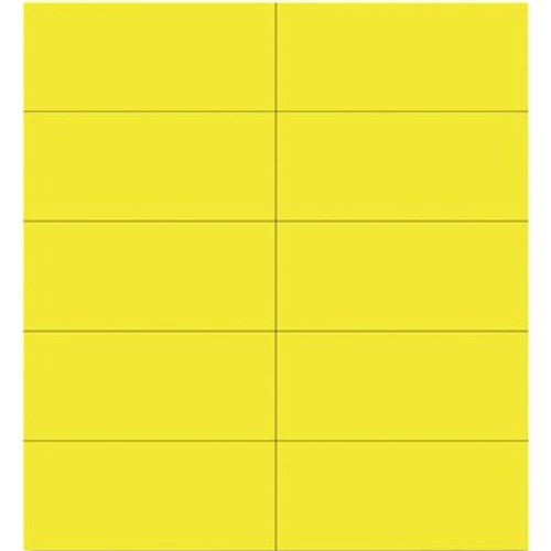 Bi-Silque Visual Communication Products Inc DRY ERASE MAGNETIC TAPE STRIPS, YELLOW, 2 IN. X 7/8 IN., 25 PER PACK Bi-Silque Visual Communication Products Inc DRY ERASE MAGNETIC TAPE STRIPS, YELLOW, 2 IN. X 7/8 IN., 25 PER PACK