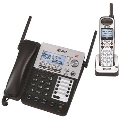 AT and T SynJ 4-Line DECT 6.0 Corded/Cordless Small Business System