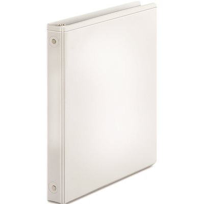 Cardinal Brands Inc. CLEARVUE ANTIMICROBIAL LOCKING ROUND RING BINDER WITH 1-INCH CAPACITY, WHITE