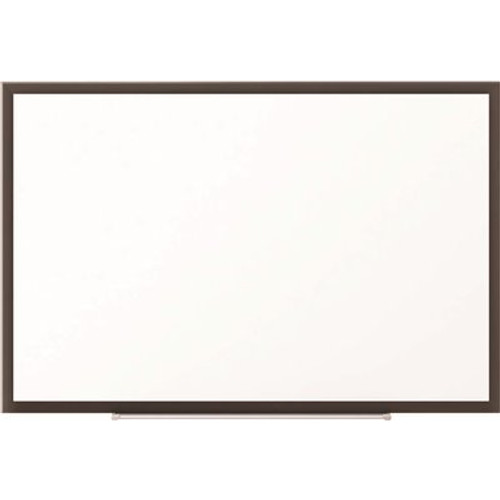 Quartet 48 in. x 36 in. Standard Melamine Whiteboard with Black Aluminum Frame