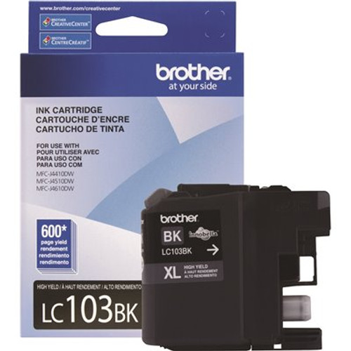 Brother Innobella High-Yield Ink 600 Page-Yield, Black