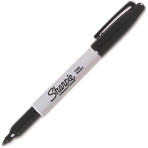 Sharpie Permanent Marker, Fine Point, Black (36 per Pack)