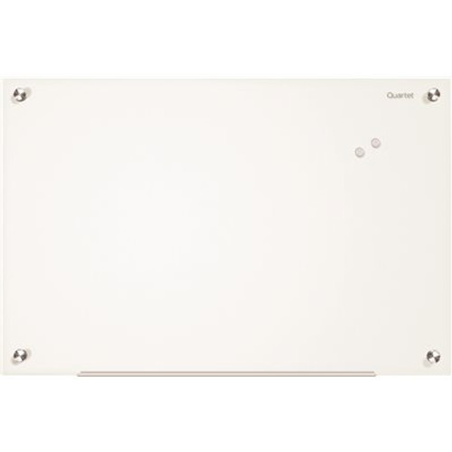 QUARTET MFG. INFINITY GLASS MARKER BOARD, FROSTED, 96 IN X 48 IN