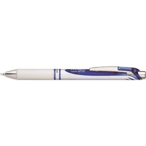 ENERGEL PEARL ROLLER BALL RETRACTABLE GEL PEN, BLUE INK, 0.5 MM, FINE