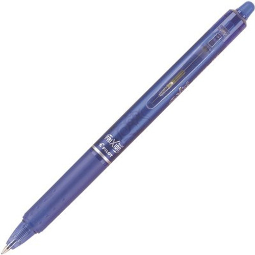 Pilot 12 Frixion Clicker Erasable Gel Pen, Blue Ink