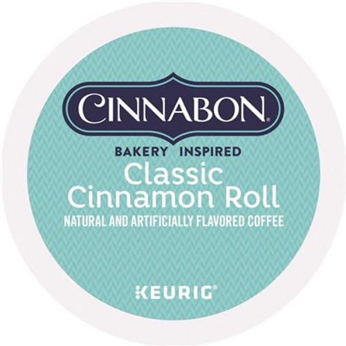 Cinnabon Classic Cinnamon Roll Coffee K-Cups (24 per Box)