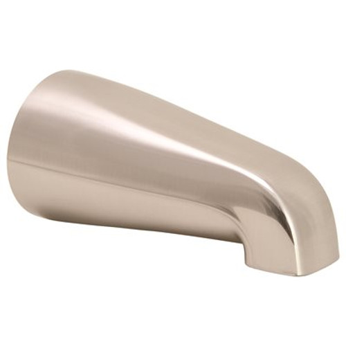 ProPlus 1/2 in. FIP Bathtub Spout without Diverter, Brushed Nickel