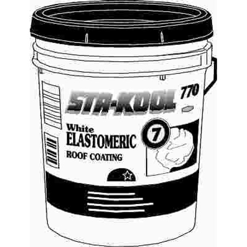 Gardner 5 Gal. Sta-Kool Elastomeric White Reflective Roof Coating