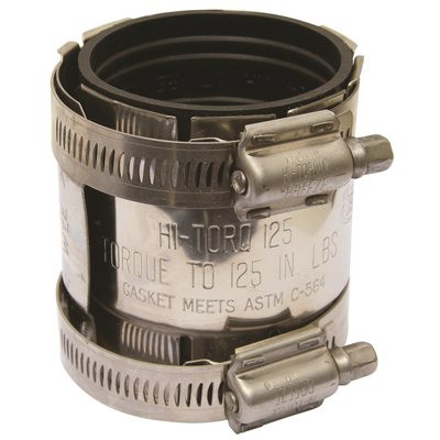 CLAMP-ALL® HI-TORQ™ NO-HUB COUPLING, 6 IN.