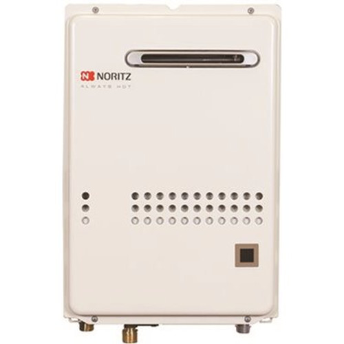 NORITZ 157,000 BTU, 7.1 GPM Residential Outdoor Condensing Direct Vent Natural Gas Tankless Water Heater
