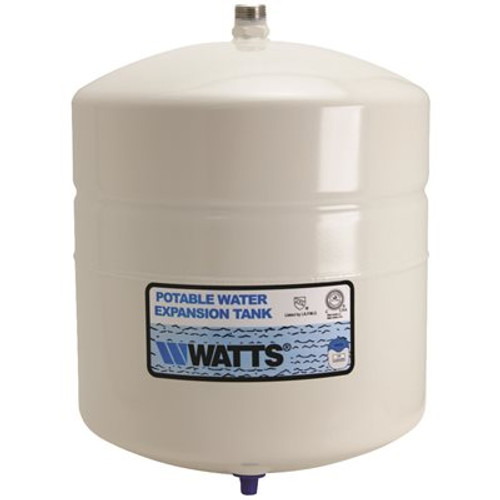 Watts 4.5 Gal. Lead Free Potable Water Expansion Tank, Model #Plt-12, Stainless Steel Nipple