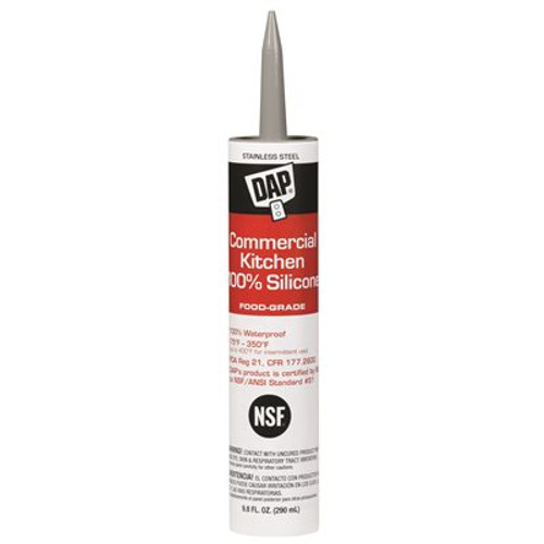 DAP DAP Commercial 9.8 oz. Clear Kitchen Silicone Sealant Cartridge