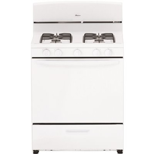 Amana 5.1 cu. ft. Gas Range in White Amana 5.1 cu. ft. Gas Range in White