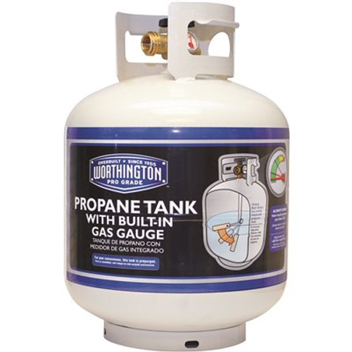 Worthington 20 lbs. Empty Propane Tank With Gauge