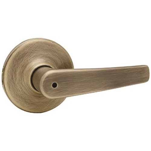 Kwikset Delta Antique Brass Bed/Bath Door Lever