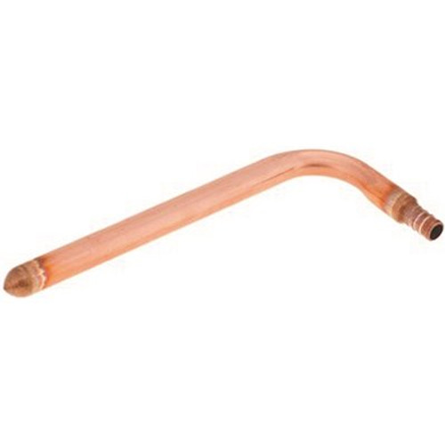 Sioux Chief 1/2 in. x 3-1/2 in. x 8 in. Copper Stub Out PEX 90-Degree Elbow